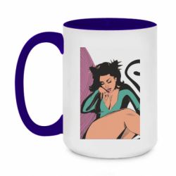 Кружки двухцветные 420ml