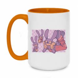 Кружки двоколірні 420ml