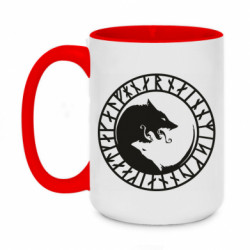 Кружки двухцветные 420ml