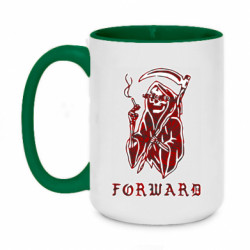 Кружки двухцветные 420ml