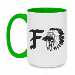 Кружки двухцветные 420ml