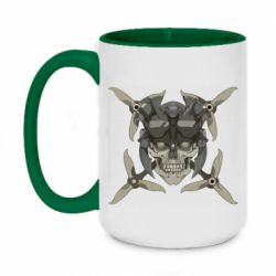Кружки двухцветные 420ml