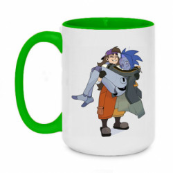 Кружки двоколірні 420ml