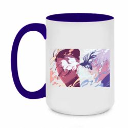 Кружки двухцветные 420ml