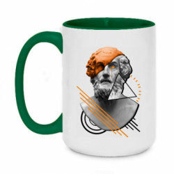 Кружки двухцветные 420ml