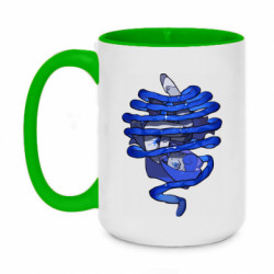 Кружки двоколірні 420ml