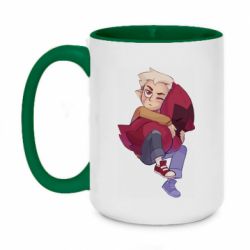 Кружки двоколірні 420ml