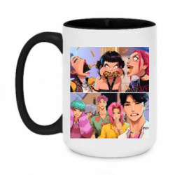 Кружки двухцветные 420ml