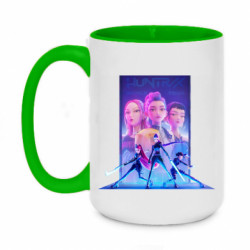 Кружки двоколірні 420ml