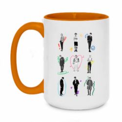 Кружка двухцветная 420ml I love Stray Kids - FATLINE Кружка двухцветная 420ml I love Stray Kids