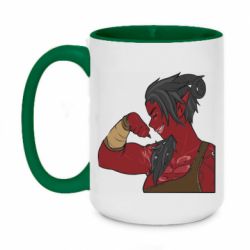 Кружки двухцветные 420ml