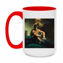 Кружки двоколірні 420ml