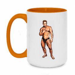 Кружки двухцветные 420ml