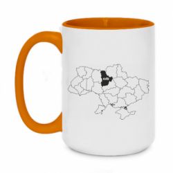 Кружки двоколірні 420ml
