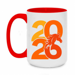 Кружки двухцветные 420ml