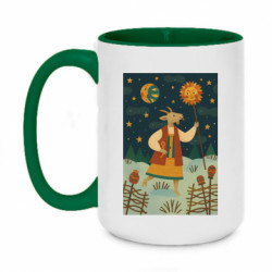 Кружки двоколірні 420ml