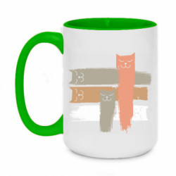 Кружки двоколірні 420ml