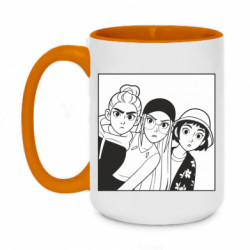 Кружки двоколірні 420ml