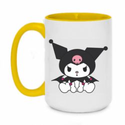 Кружка двухцветная 420ml Куроми. Сидит - FATLINE Кружка двухцветная 420ml Куроми. Сидит