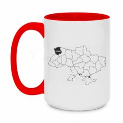 Кружки двухцветные 420ml