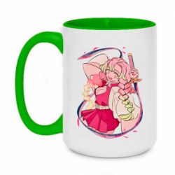 Кружки двухцветные 420ml