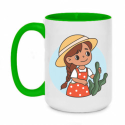 Кружки двухцветные 420ml