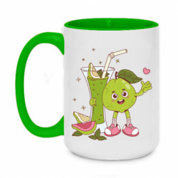 Кружки двухцветные 420ml