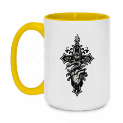 Кружки двухцветные 420ml