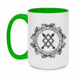 Кружки двоколірні 420ml