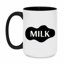 Кружка двоколірна 420ml Молоко milk - FATLINE Кружка двоколірна 420ml Молоко milk