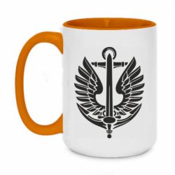 Кружки двухцветные 420ml