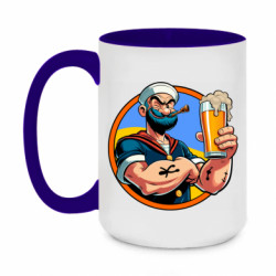 Кружки двухцветные 420ml