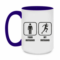 Кружки двоколірні 420ml