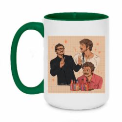 Кружки двухцветные 420ml