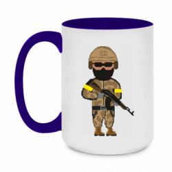 Кружки двухцветные 420ml