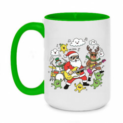 Кружки двоколірні 420ml