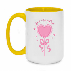 Кружки двухцветные 420ml