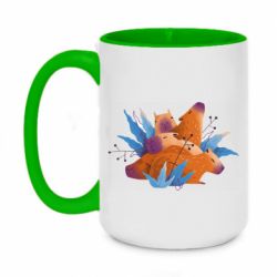 Кружки двухцветные 420ml