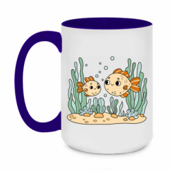 Кружки двоколірні 420ml