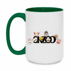 Кружки двоколірні 420ml