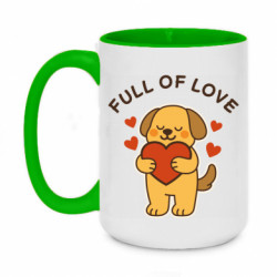 Кружки двухцветные 420ml