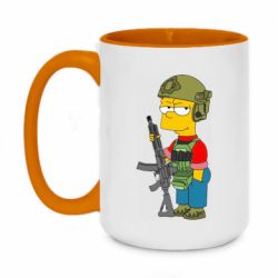 Кружки двухцветные 420ml