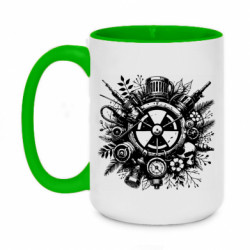 Кружки двухцветные 420ml