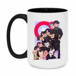 Кружки двоколірні 420ml