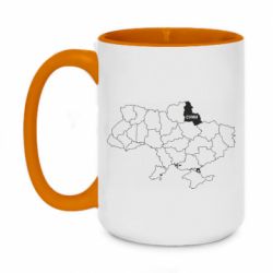 Кружки двоколірні 420ml