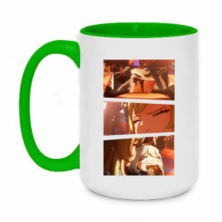 Кружки двухцветные 420ml