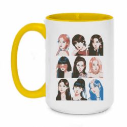 Кружки двоколірні 420ml