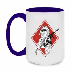 Кружки двухцветные 420ml