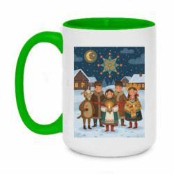 Кружки двоколірні 420ml