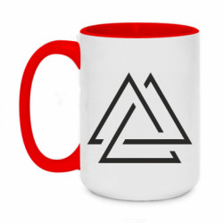 Кружки двухцветные 420ml